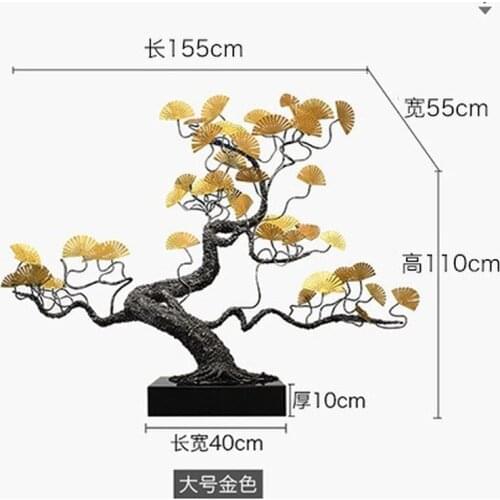 Welcome guests pine tree decoration zen sitting room porch decoration home accessories