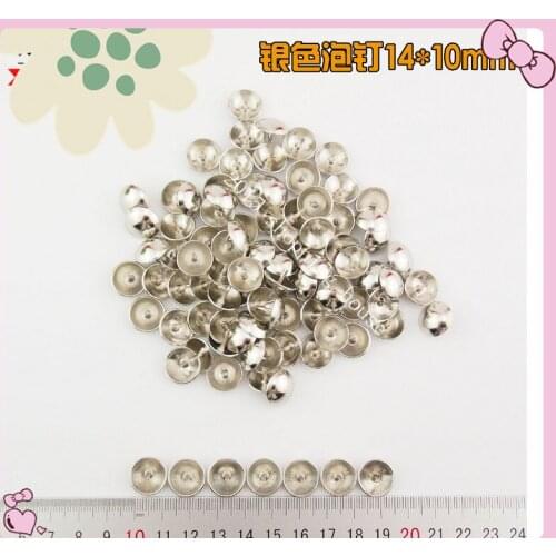 14mm*10mm Fasteners Upholstery Nail Jewelry Gift Case Box Wall Door Sofa Furniture Decorative Tack Stud Pushpin