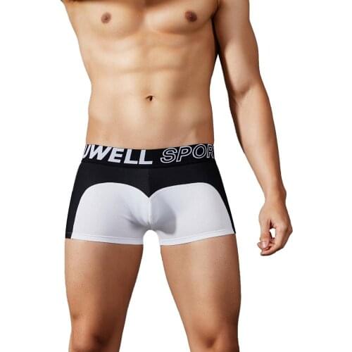 Boxer Shorts MENS COTTON BOXER UNDERWEAR calecon homme boxer unterhosen herren sous vetement TAUWELL man Trunks