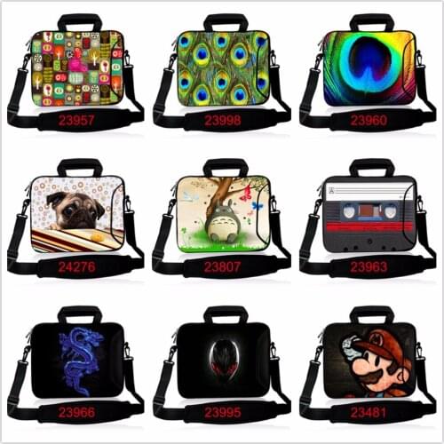 Soft Customized Neoprene laptop sleeve bag notebook tablet case for macbook PC 7 10 12 13.3 14.4 15.4 17.4 inch