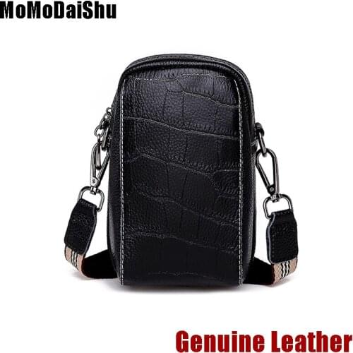 2021New Fashion Mini Crossbody Bag Women Stone Pattern Messenger Bags Handbag Genuine Leather Lady Purse Phone Bags