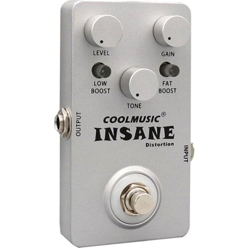 Overdrive Guitar Distortion Effect Pedal Metal Shell DC 9V Guitar Parts