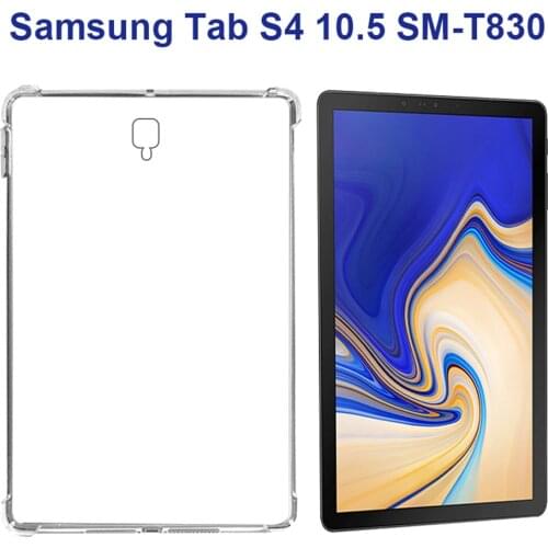 Shockproof Cover For Samsung Galaxy Tab S4 10.5 2018 SM-T830 SM-T835 Case TPU Silicon Transparent Cover Coque Fundas For Tab S4