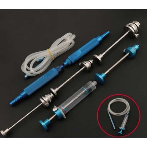 Manual liposuction handle water injection handle syringe negative pressure stainless steel negative pressure liposuction titaniu