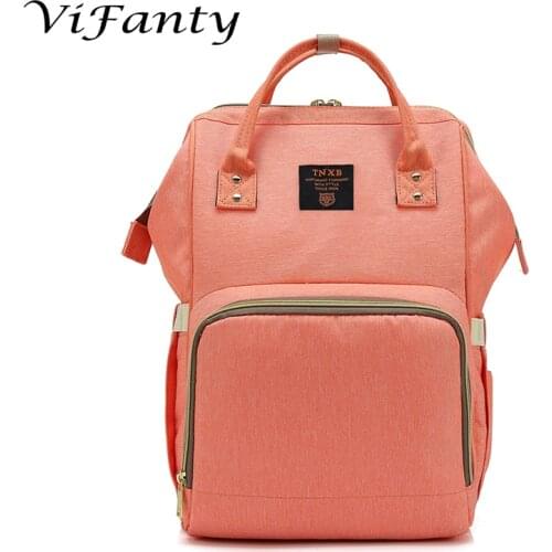 Vifanty Large Capacity Diaper Bag Multi-Function Travel Backpack Nappy Bags for Baby Care