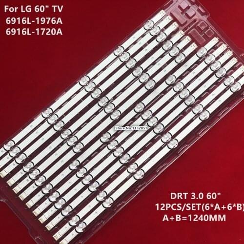 LED backlight 5+6 lamp for LG TV 60GB6580 LC600DUF innotek DRT 3.0 60 inch A B 6916L-1720A 6916L-1721A 6916L-1976A 1977A