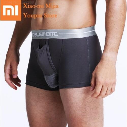 3pcs/lot Xiaomi Mijia Mens Sexy Underwear Modal U-shaped Health Male Boxer Comfortable Breathable Soft Shorts Men Panties 4XL