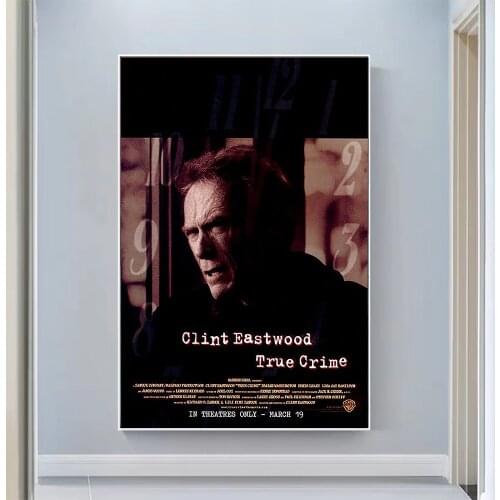 V0748 True Crime Vintage Classic Movie Wall Silk Cloth HD Poster Art Home Decoration Gift