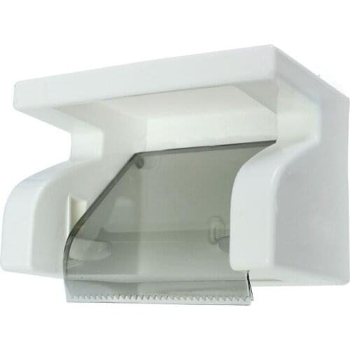 Waterproof Toilet Paper Holder Tissue Roll Stand Box with Shelf Rack Bathroom
