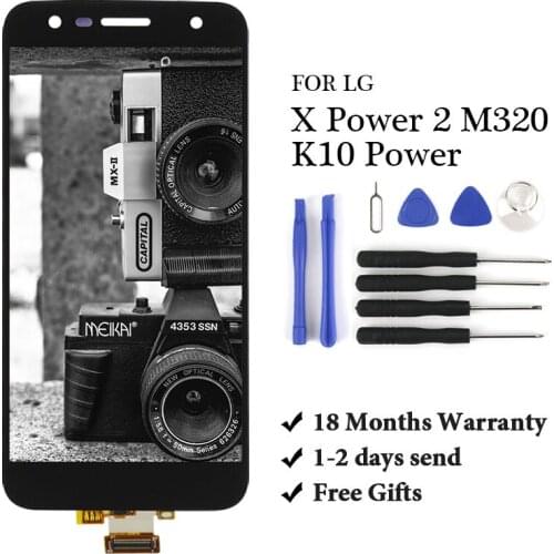 For LG X Power 2 M320 K10 Power Lcd Display Touch Screen Panel Digitizer Assembly Replacement Accessory For LG X Charge US601