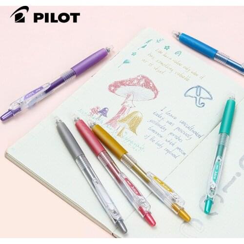 1pcs PILOT Juice Press Color Gel Pen LJU-10EF Metal/Pearl/Fluorescent 0.5mm Student Stationery Special for Hand Account Painting