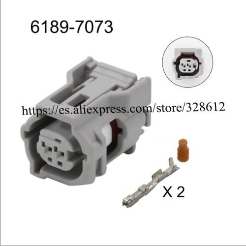 100SET 6189-7073 car wire female cable Waterproof sheath 2 pin connector automotive Plug socket include terminal and seal