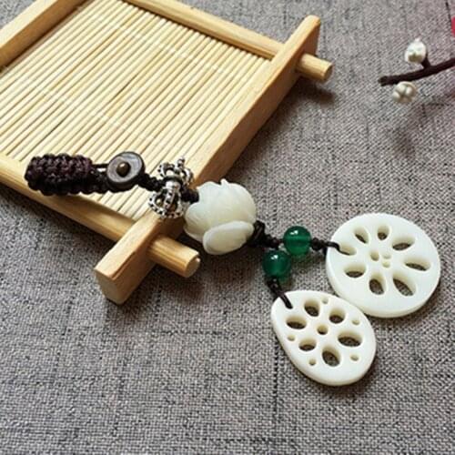 Keychain Womans The Untamed Key Chain Men Mo Dao Zu Shi Pendant Lotus Root Slices Keyring Plastic Key Holder Wei Wuxian Llaveros