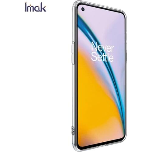 For OnePlus Nord 2 5G Case IMAK Ultra Thin Soft TPU Clear Back Cover Phone Cases For OnePlus Nord 2 5G