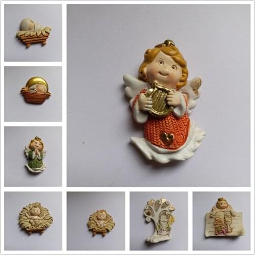 Greece scenery 3D Fridge Magnets Tourism Souvenir Refrigerator Magnetic Sticker Collection Handicraft Gift