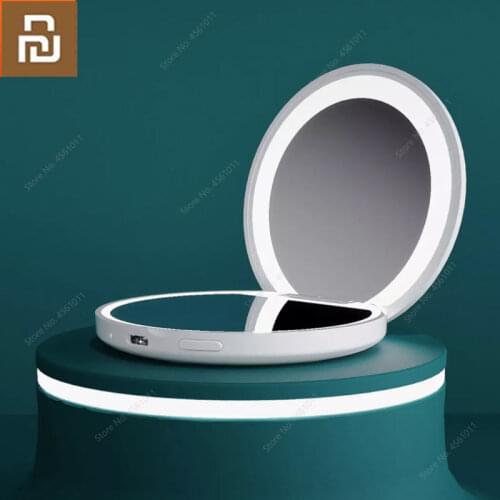 Youpin Beauty Mirror Power Bank LED Make-up Mirror Mobile Power China National Style Design Uniform Lighting Gift For Ladies