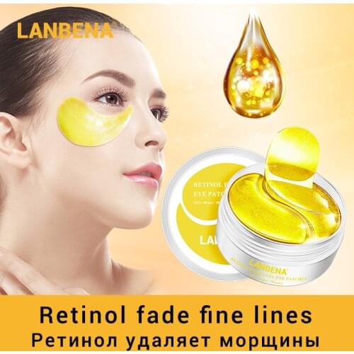 LANBENA Eye Mask Collagen Eye Patch Hyaluronic Acid Gel Moisturizing Retinol Anti Aging Remove Dark Circles Eye Bag Skin Care