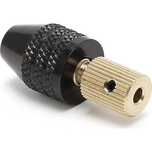 G8DA 3.17mm Electric Motor Shaft Mini Chuck Fixture Clamp 0.3mm-3.5mm Drill Bit