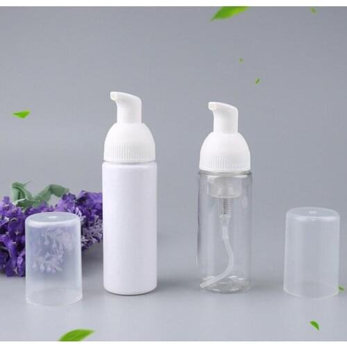 40ml/50ml Foam Mousse Pump Bottle Travel Facial Cleanser Foam Refillable Bottles Wholesale LX1285