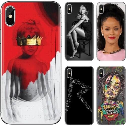 For Xiaomi poco X3 nfc F2 Pro M3 Mi 5X 6X Max Mix 1 2 2S 3 Mi5 Mi6 Mi3 Mi4 Robyn-Rihanna-C-Fenty Soft Silicone Case