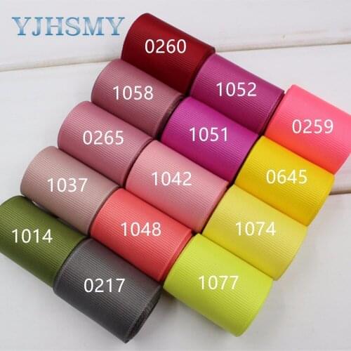 YJHSMY 173212 , 38mm Solid Color Grosgrain Ribbon 10 yards , DIY handmade clothing accessories , Jewelry & Accessories