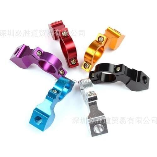 By DHL/Fedex 200pcs 10MM Motorcycle Mirror Rearview Mirror Holder Bicycle Refit Accessories Mirror Mounts Fixed Cafe Racer