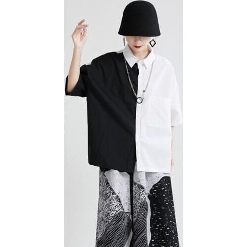 Женские черные рубашки QATURALAN China At AliExpress