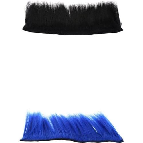 Blue&Black Helmet Mohawk Hair for Motorcycle Ski Snowboard Paintball Helmets