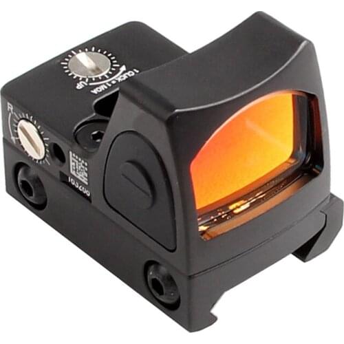Tactical Mini RMR Red Dot Sight Collimator Glock Riflex Scope For Hunting fit 20mm rail