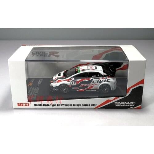 Tarmac Works 1:64 Honda CIVIC Type R FK2 Collection Metal Die-Cast Simulation Model Cars Toys