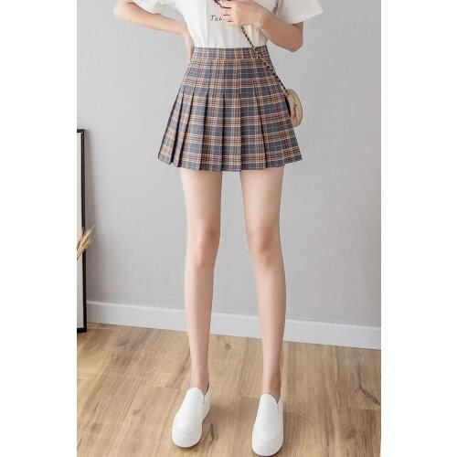 2021 new summer female skirt high waist mini skirt sexy pleated skirt female student dance skirt