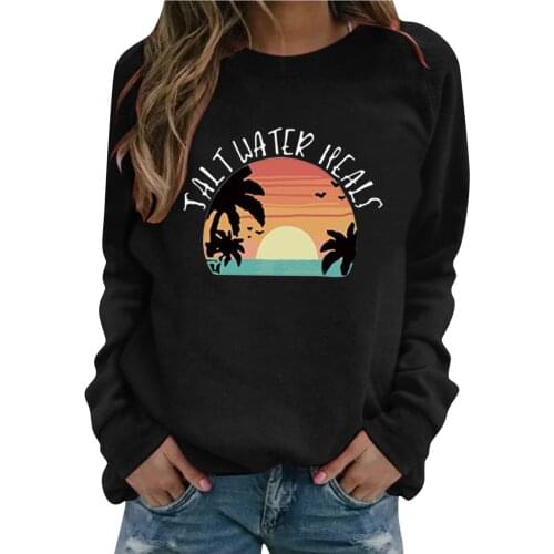 Female Autumn Fleece Long Sleeve Hoodies 2021 Fashoin Oversized Printed Sweatshirts Comfy O Collared Pullover Streetwear Moletom