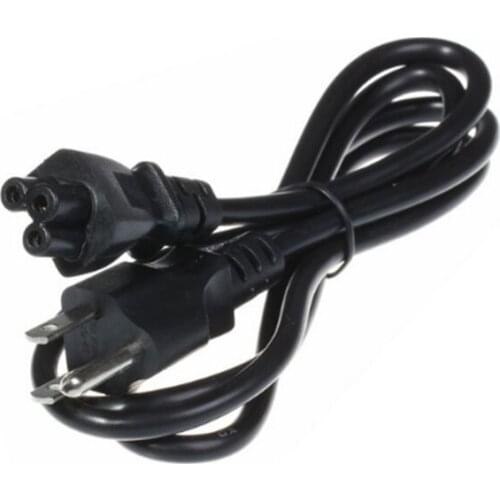 1pcs High Quality 3 Prong AC Power Cable US USA Plug AC Power Extension Cord 1.5m 4FT 0.5 MM2 For Notebook Laptop