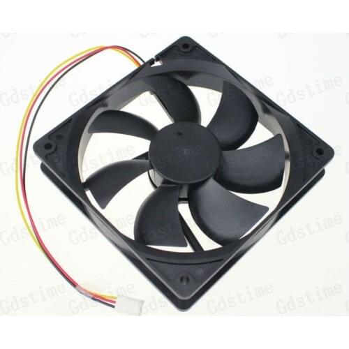 10pcs Gdstime 3Pin 120mm 120x120x25MM 12V DC Brushless PC Computer CPU Water Cooler Cooling Fan