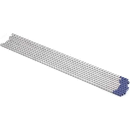 10Pcs WY20 1/1.6/2/2.4/3/3.2/4mm 175mm TIG Arc Welding Rod Yttrium Tungsten Electrode Professional Blue Head Welding Electrode