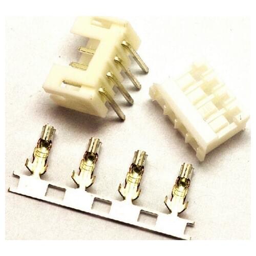 JST PH 2.0 4-Pin Connector plug Male and Female with Crimps x 20 Sets