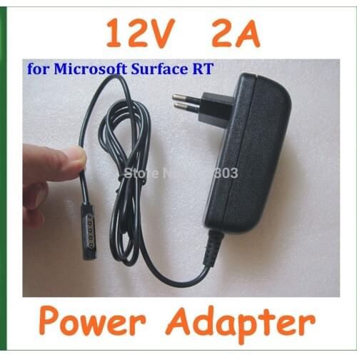 50pcs DHL 12V 2A Wall Charger for Microsoft Surface RT 10.6 Tablet PC Power Supply Adapter High Quality