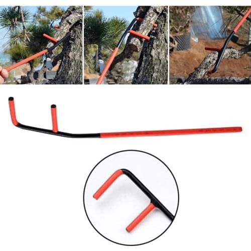 63HA Chromium Vanadium Steel Bonsai Pruner Wrench Bonsai Bra-nch Bender Gardening Bonsai Tools with Long Handle Red