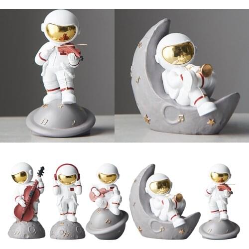 Astronaut Figurines Office Desktop Sculpture Spaceman Statue Ornament Crafts
