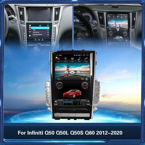 2DIN Android Car DVD Player Autoradio stereo For Infiniti Q50 Q50L Q50S Q60 2012-2020 Multimedia Player Car Radio GPS Navigation