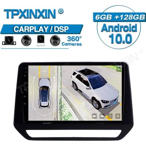 6+128G Android 10 For Renault Triber 2019+ 360 HD Auto Surround View Camera Car Multimedia Player Stereo Radio GPS Navigtion