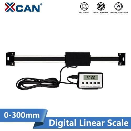 XCAN Digital Linear Scale 0-150mm/0-200mm/0-300mm 0.01mm Magnetic Remote Digital Readout External Display Measuring Tools