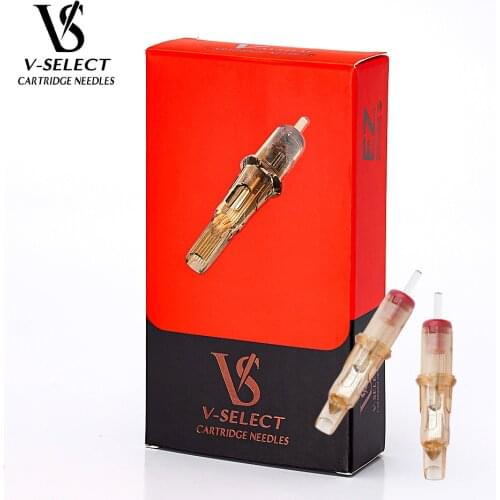 EZ V Select Tattoo Cartridge Needles #08 (0.25 MM) Curved Magnum for Rotary Machines 20 PCS/Box