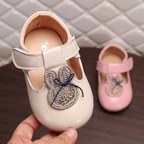 Newborn Toddler Baby Girls Cartoon Princess Leather Shoes For Girls Korean Wedding And Party Dress Shoes 0 1 2 3 Years New 2019