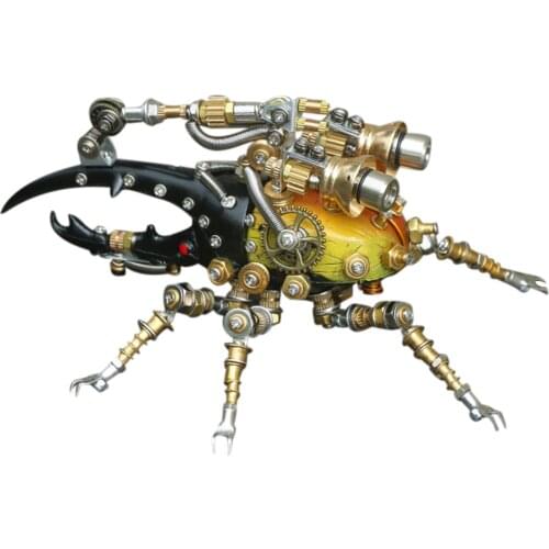 417Pcs Metal Insect Puzzle Model Kit 3D DIY Mechanical Assembly Jigsaw Crafts Assemble Models Building Kit - Big Worm