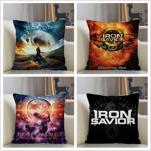 Musife Iron Savior Pillowcase Custom Square Pillow Cover Case Zipper Pillowcase 35*35,40*40,45*45cm Drop Shipping