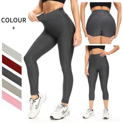 2021 New Breathable Cropped Leggings Yoga Pants Sports Clothing Fitness Gym Short Leggings Workout High Waist Push Up Shorts