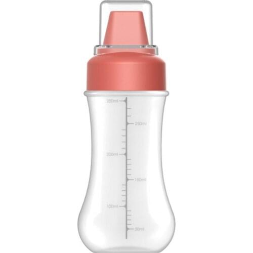 350ml Ketchup Bottle Food Grade Five Hole Design Plastic High Elastic Condiment Squeezable Bottle for Home Kitchen