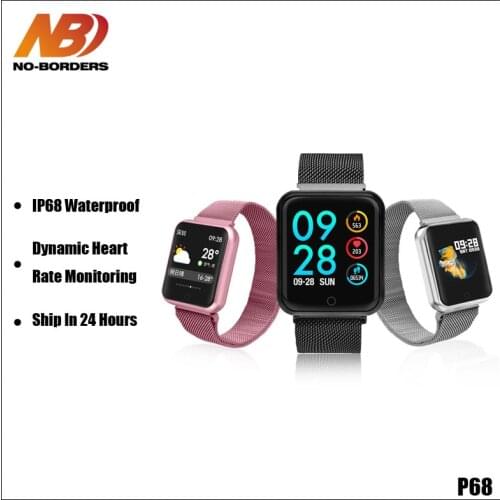 Sports P68 SmartWatch2020 fitness bracelet activity tracker heart rate monitor blood pressure for ios Android smart watch band