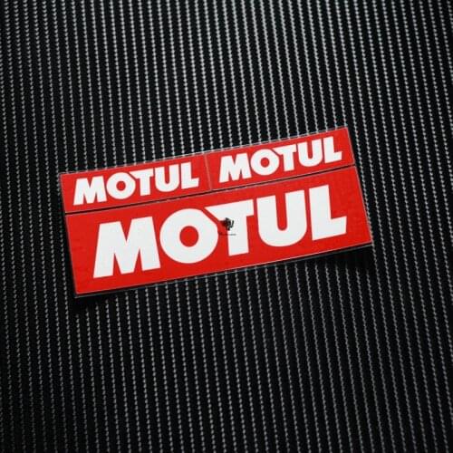 NO.TP077 MOTO GP SBK Sponsor Motul Reflective Car Sticker Decals Motorcycle Racing Stickers Motorbike Helmet Windshield ATV